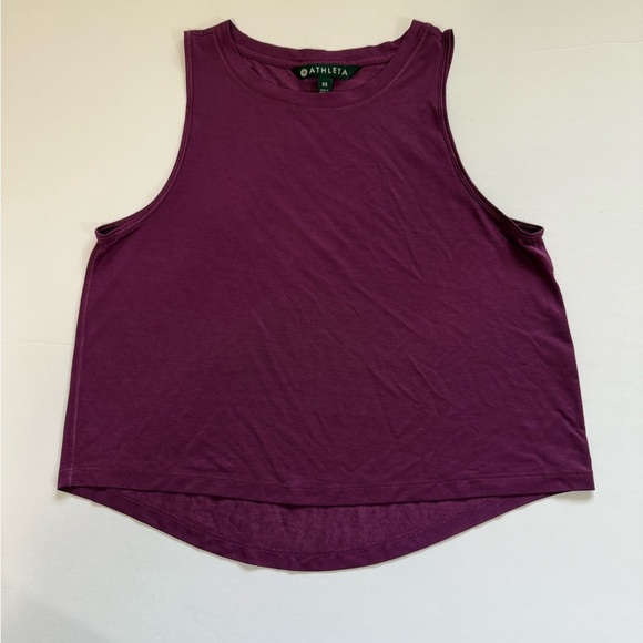Athleta woman’s Purple Tank Sleeveless Relaxed Fit - Picture 1 of 5